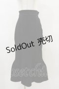 EATME / BACKリボンマーメイドスカート S ブラック H-25-04-18-1054-LO-SK-NS-ZH