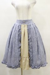 axes femme kawaii / ロココスカート M ブルー H-25-04-18-1060-AX-SK-NS-ZH