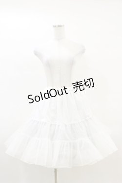 画像1: BABY,THE STARS SHINE BRIGHT / ふわふわロングパニエ Free オフ H-25-04-18-1062-BA-SK-NS-ZH