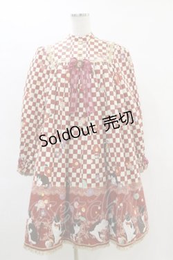 画像1: metamorphose / まどろみの浪漫Aラインワンピース Free えんじ H-25-04-18-1065-ME-OP-NS-ZH