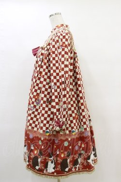 画像3: metamorphose / まどろみの浪漫Aラインワンピース Free えんじ H-25-04-18-1065-ME-OP-NS-ZH