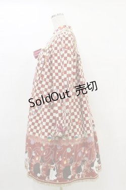 画像3: metamorphose / まどろみの浪漫Aラインワンピース Free えんじ H-25-04-18-1065-ME-OP-NS-ZH