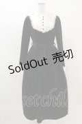 axes femme / ヨーク切替ベロアワンピース Free ブラック H-25-04-18-1066-AX-OP-NS-ZH