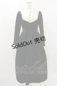 axes femme / ヨーク切替ベロアワンピース Free ブラック H-25-04-18-1066-AX-OP-NS-ZH