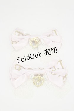画像1: BABY,THE STARS SHINE BRIGHT / BABYロゴリボンコーム  ピンク H-25-04-18-1009-BA-AC-NS-ZH