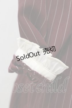 画像3: axes femme / ティアード切替ミニ丈ワンピース M ボルドー H-25-04-18-1068-AX-OP-NS-ZH