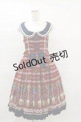 metamorphose / Beau Couvertバッスルジャンパースカート サイズ1 ルージュ H-25-04-18-1073-ME-OP-NS-ZH