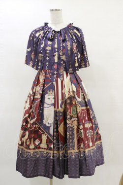 画像1: Capreolus pygargus（海外ロリータブランド） / 勇者の旅2 ケープ付きワンピース L パープル H-25-04-18-1074-LO-OP-NS-ZH