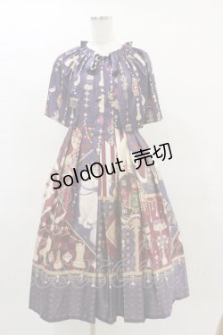 画像1: Capreolus pygargus（海外ロリータブランド） / 勇者の旅2 ケープ付きワンピース L パープル H-25-04-18-1074-LO-OP-NS-ZH