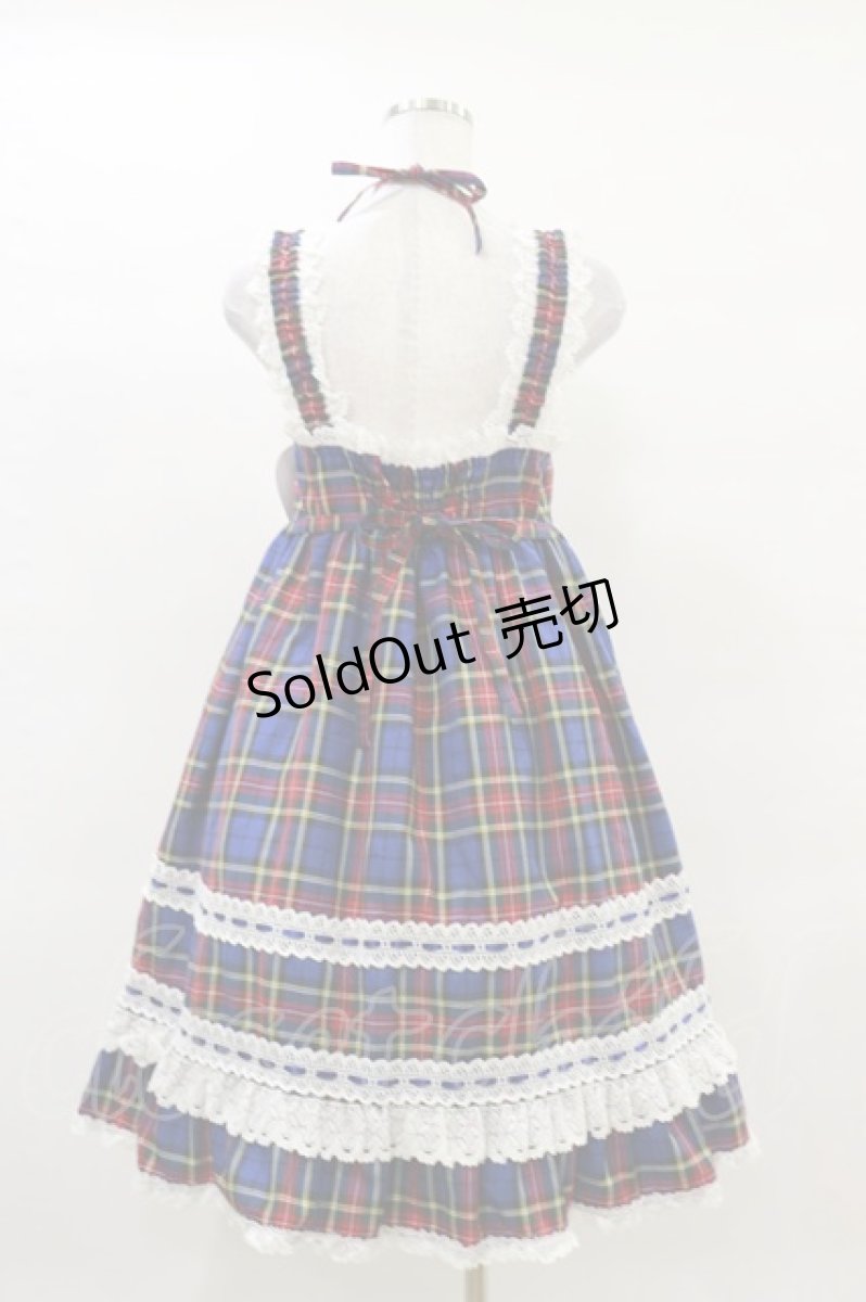 画像2: BABY,THE STARS SHINE BRIGHT / タータンチェックベビードールジャンパースカート Free ネイビー H-25-04-18-1075-BA-OP-NS-ZH (2)
