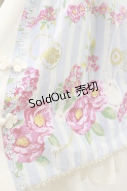 画像5: metamorphose / 風花のゆきうさぎプリーツジャンパースカート Free サックス H-25-04-18-1077-ME-OP-NS-ZH