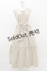 PINK HOUSE / リボン付きギンガムチェックワンピース Free ベージュ H-25-04-18-1078-LO-OP-NS-ZH