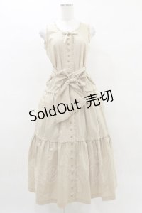 PINK HOUSE / リボン付きギンガムチェックワンピース Free ベージュ H-25-04-18-1078-LO-OP-NS-ZH