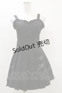 Ank Rouge / チャイナジャンスカ M ブラック H-25-04-18-1080-CA-OP-NS-ZH