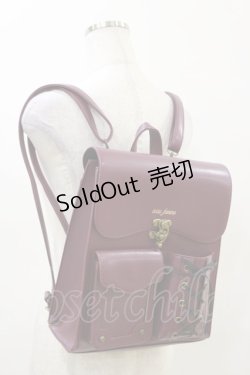 画像1: axes femme / デザインポケットサッチェル  ボルドー H-25-04-18-1019-AX-BG-NS-ZH