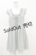 axes femme / シアーチェックスカラップワンピース M ミント H-25-04-18-1026-AX-OP-NS-ZH