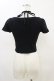 画像2: EATME / クロスネックコンパクトニットTOP Free ブラック H-25-04-18-1028-LO-TO-NS-ZH (2)