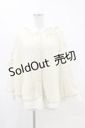 axes femme / 裏ボアニットケープポンチョ M オフ H-25-04-18-1029-AX-CO-NS-ZH