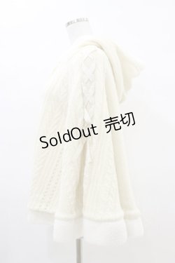 画像3: axes femme / 裏ボアニットケープポンチョ M オフ H-25-04-18-1029-AX-CO-NS-ZH