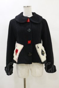 Angelic Pretty / トランプボタンコート Free ブラック H-25-04-18-1030-AP-CO-NS-ZH