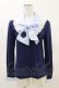 画像1: axes femme / ストライプリボントップス M ネイビー H-25-04-18-1041-AX-TO-NS-ZH (1)