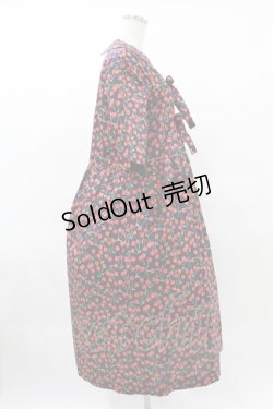 画像3: Jane Marple Dans Le Salon / Falling cherriesダブルリボンドレス  ネイビー H-25-04-18-009-JM-OP-KB-ZH