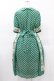 画像2: Jane Marple / Polka dots parade Colette dress M グリーン H-25-04-18-010-JM-OP-ET-ZH (2)