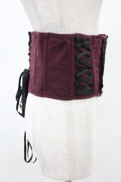 画像3: ATELIER PIERROT / -Blooming Rose- ショートコルセット 2 ボルドー H-25-04-18-002-EL-ZA-KB-ZH