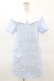 画像1: Candy Stripper / LITTLE TEDDY GINGHAM ONE-PIECE M サックス H-25-04-18-022-PU-OP-KB-ZH (1)