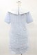 画像2: Candy Stripper / LITTLE TEDDY GINGHAM ONE-PIECE M サックス H-25-04-18-022-PU-OP-KB-ZH (2)