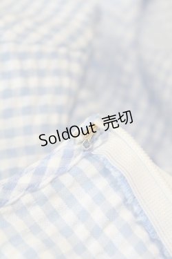 画像3: Candy Stripper / LITTLE TEDDY GINGHAM ONE-PIECE M サックス H-25-04-18-022-PU-OP-KB-ZH