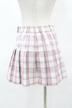 画像2: TRAVAS TOKYO / Check pleated skirt  ラベンダーピンク H-25-04-18-028-PU-SK-KB-ZH