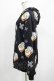 画像2: NieR Clothing / 総柄ZIPパーカー F 黒 H-25-04-19-026-PU-TO-KB-ZT103 (2)