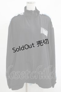 NieR Clothing / レースフリルジャージ  ブラック×サックス H-25-04-19-037-PU-TO-KB-ZH