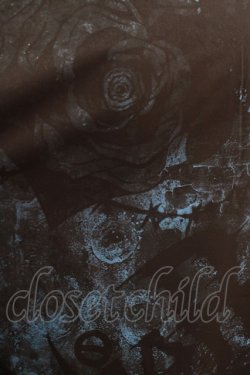 画像4: NieR Clothing / プリントロングシャツ  黒×青 H-25-04-19-038-PU-BL-KB-ZH