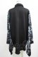 画像3: NieR Clothing / 着物風袖シャツ  黒 H-25-04-19-039-PU-BL-KB-ZH (3)