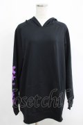 NieR Clothing / ツノフードプルパーカー  黒×紫 H-25-04-19-040-PU-TO-KB-ZH