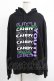 画像1: Candy Stripper / PLAYFUL SWEAT HOODIE  ブラック H-25-04-19-041-PU-TO-KB-ZH (1)