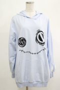 NieR Clothing / うさ耳フードプルパーカー  サックス H-25-04-19-052-PU-TO-KB-ZH