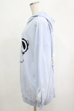 画像2: NieR Clothing / うさ耳フードプルパーカー  サックス H-25-04-19-052-PU-TO-KB-ZH