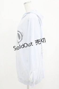 画像2: NieR Clothing / うさ耳フードプルパーカー  サックス H-25-04-19-052-PU-TO-KB-ZH