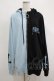 画像1: NieR Clothing / TWO-TONE ZIPパーカー  サックス×ブラック H-25-04-19-053-PU-TO-KB-ZH (1)