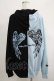 画像3: NieR Clothing / TWO-TONE ZIPパーカー  サックス×ブラック H-25-04-19-053-PU-TO-KB-ZH (3)