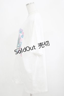 画像2: NieR Clothing / プリントCOTTON CUTSEW XL 白 H-25-04-19-054-PU-TO-KB-ZH