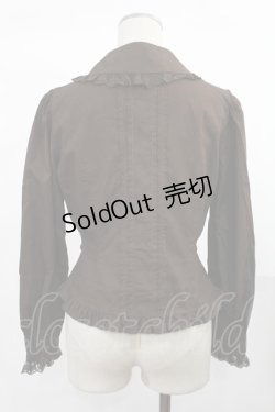 画像2: Innocent World / チュールレースプレーンブラウス S ブラウン H-25-04-19-1038-IW-BL-NS-ZH
