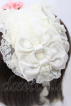 画像3: Angelic Pretty / Eternal Roseヘッドドレス  アイボリー H-25-04-19-1004-AP-AC-NS-ZH
