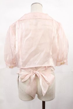 画像2: Melt the lady / シースルーショートトレンチトップス Free ピンク H-25-04-19-1041-PU-BL-NS-ZH