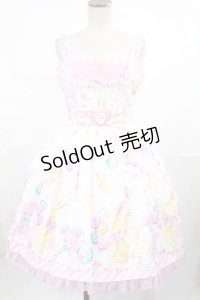 Angelic Pretty / TOY FANTASYジャンパースカート Free オフ H-25-04-19-1031-AP-OP-NS-ZH