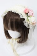 Angelic Pretty / Eternal Roseヘッドドレス  アイボリー H-25-04-19-1004-AP-AC-NS-ZH