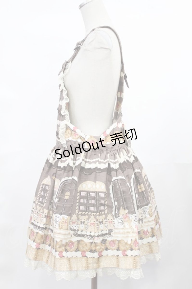 画像2: Angelic Pretty / Sweet Cream Houseサロペット F チョコレート H-25-04-19-1035-AP-OP-NS-ZH (2)